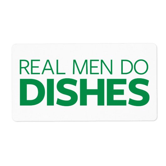 Echte Mannen doen hun brood Etiket (Voorkant)