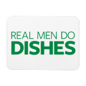 Echte Mannen doen hun brood Magneet (Horizontaal)