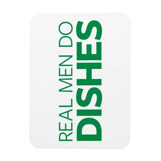 Echte Mannen doen hun brood Magneet (Verticaal)