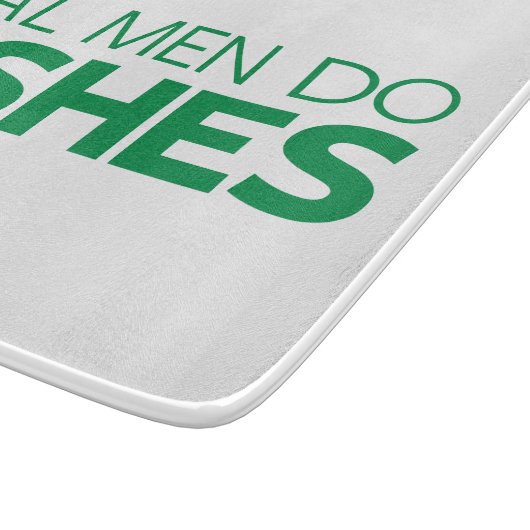 Echte Mannen doen hun brood Snijplank (Hoek)