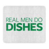 Echte Mannen doen hun brood Snijplank (Voorkant)