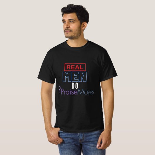 Echte Mannen Doen LofMoves T-shirt (Voorkant volledig)