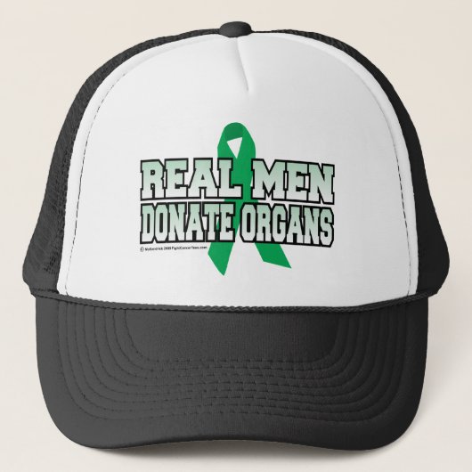 Echte Mannen Doneren organen Trucker Pet (Voorkant)