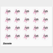 Echte Mannen Draag Roze Ronde Sticker (Vel)