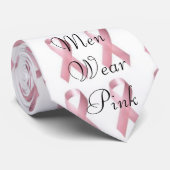 Echte Mannen Draag Roze Stropdas (Opgerold)