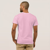 Echte Mannen Draag Roze T-Shirt (Achterkant volledig)