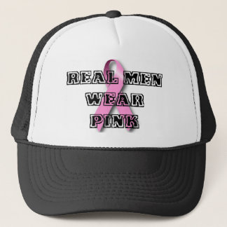 Echte Mannen Draag Roze Trucker Pet