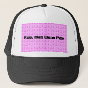 Echte Mannen Draag Roze Trucker Pet