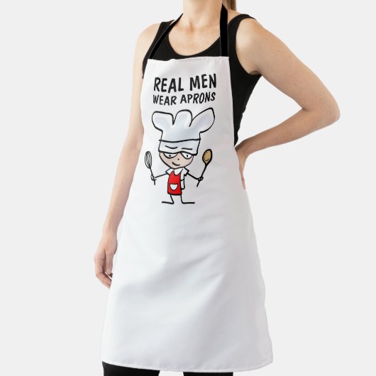 Echte Mannen Draag Schorten grappige keuken koken (Insitu)