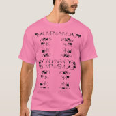 Echte Mannen dragen roze T-shirt (Voorkant)
