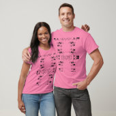 Echte Mannen dragen roze T-shirt (Unisex)