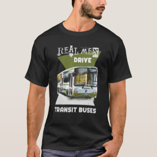 Echte Mannen drijven Echte vrachtwagens Zware appa T-shirt