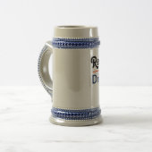 Echte Mannen Drink Bier Bierpul (Voorkant links)