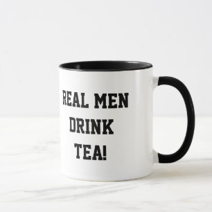 Echte Mannen Drink Tea Mok