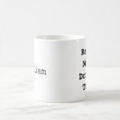 Echte Mannen Drink Tea Mok Funny Mug Mannen Custom (Center)