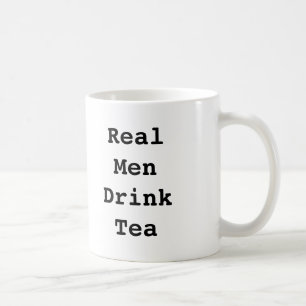Echte Mannen Drink Tea Mok Funny Mug Mannen Custom