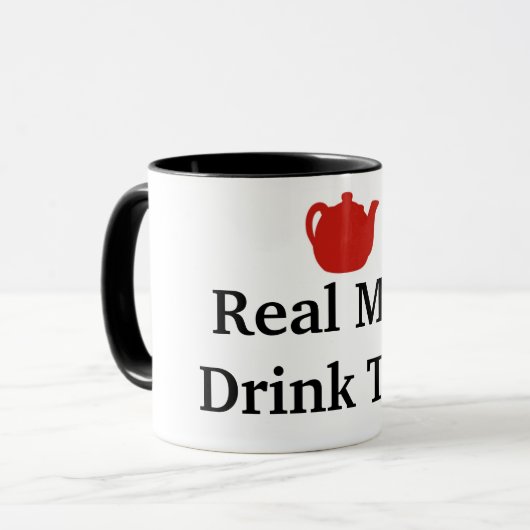 Echte Mannen Drink thee - MOK (Voorkant links)