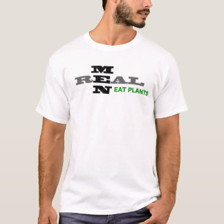 Echte Mannen Eet Planten 2 T-shirt
