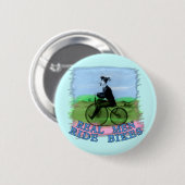 Echte Mannen - fietsproducten Ronde Button 5,7 Cm (Voorkant /achterkant)