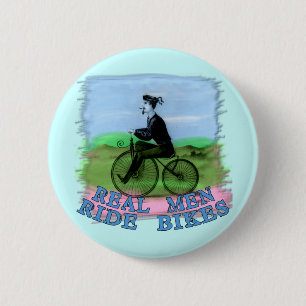 Echte Mannen - fietsproducten Ronde Button 5,7 Cm