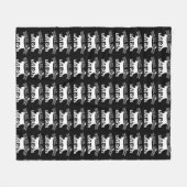 Echte Mannen Fleece Deken (Voorkant (Horizontaal))