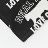 Echte Mannen Fleece Deken (Hoek)