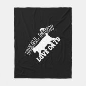 Echte Mannen Fleece Deken (Voorkant)