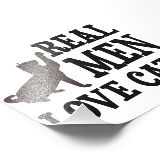 Echte Mannen Foto Afdruk (Hoek)