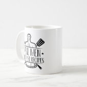 Echte Mannen gebruiken geen Ontvangers Koffiemok (Voorkant links)