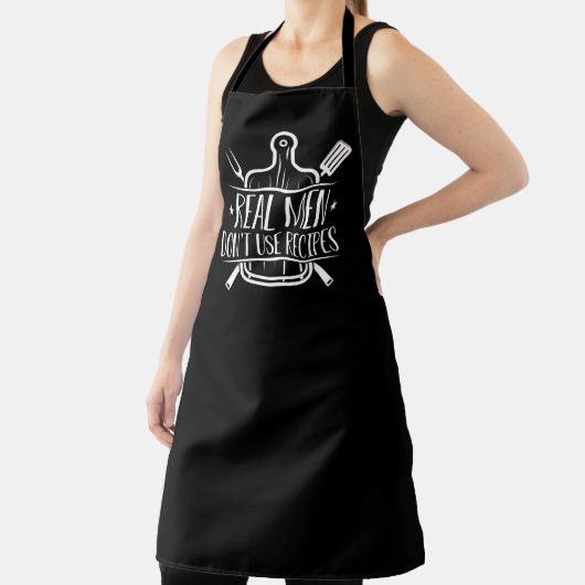 Echte Mannen gebruiken geen Ontvangers Schort (Insitu)
