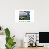 Echte Mannen gebruiken het poster van de Reel Mowe (Thuiskantoor)
