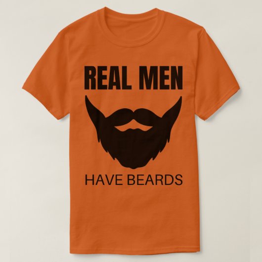 Echte Mannen hebben broze biefstuk T-shirt (Design voorkant)