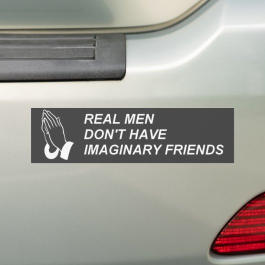 ECHTE MANNEN HEBBEN GEEN BEELDSCHERMEN BUMPERSTICKER (Op auto)