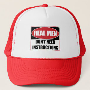 Echte Mannen hebben geen Instructies nodig Trucker Pet