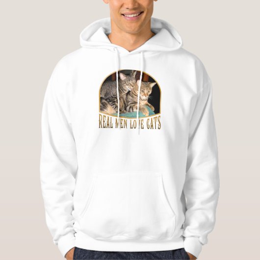 Echte Mannen Hoodie (Voorkant)