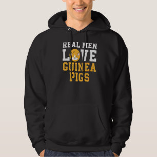 Echte Mannen houden van cavia's Rodent Pet Cavy An Hoodie