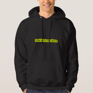 Echte mannen houden van Jesus Hoodie