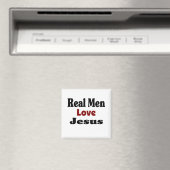Echte Mannen houden van Jezus Magneet (Insitu (Vaatwasser))