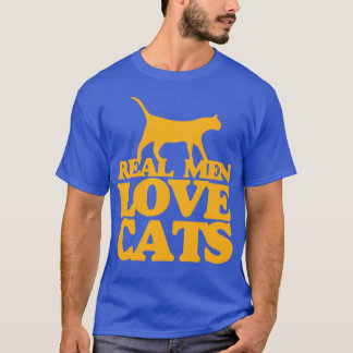 Echte mannen houden van katten1 t-shirt