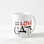 Echte Mannen houden van katten! Koffiemok (Voorkant rechts)
