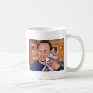 Echte mannen houden van katten. koffiemok