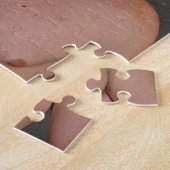 Echte mannen houden van katten legpuzzel (Zijkant)