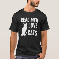 ECHTE MANNEN HOUDEN VAN KATTEN, leuke zwarte kat m