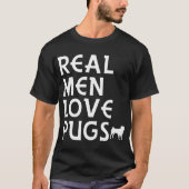 echte mannen houden van knuppels brot-shirts t-shirt (Voorkant)