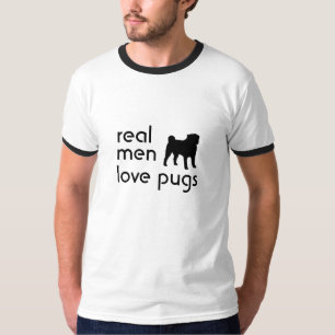 Echte mannen houden van knuppels T-shirt