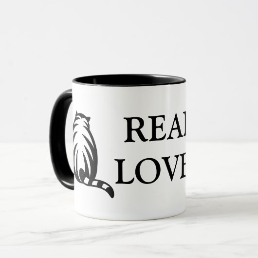 Echte mannen houden van koffiebekers mok (Voorkant links)