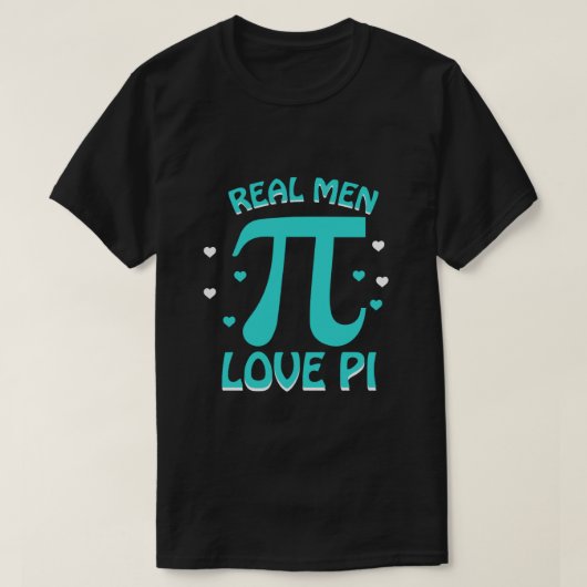Echte Mannen houden van PI T-shirt (Design voorkant)