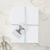ECHTE MANNEN Houden VAN ZWEMMEN Cadeaulabel (Met Touw)