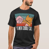 Echte Mannen kat T - shirts (Voorkant)