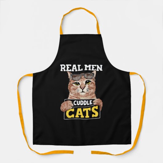 Echte Mannen Kiekkatten Schort (Voorkant)